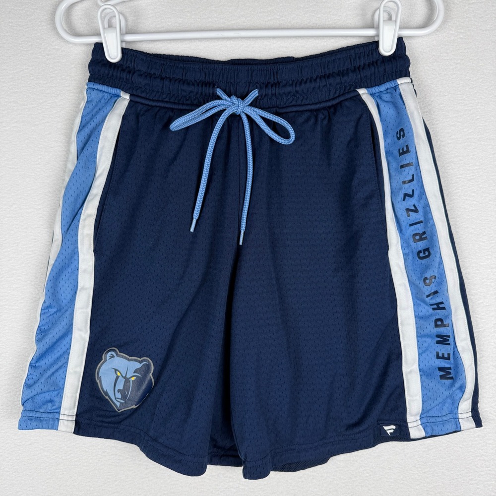 Fanatics Memphis Grizzlies NBA Basketball Mesh Shorts Mens M Navy Blue Pockets